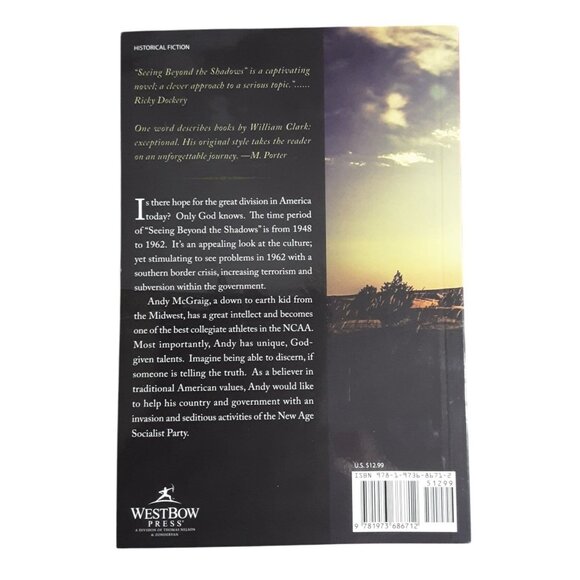 Seeing Beyond The Shadows By William Clark Paperback Book Fiction New - Picture 2 of 9